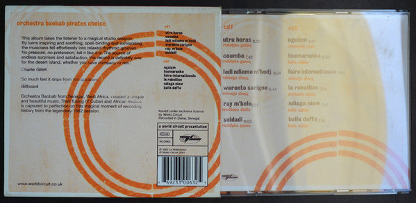 Orchestra Baobab : Pirates Choice (2xCD, Album, RE, RM)