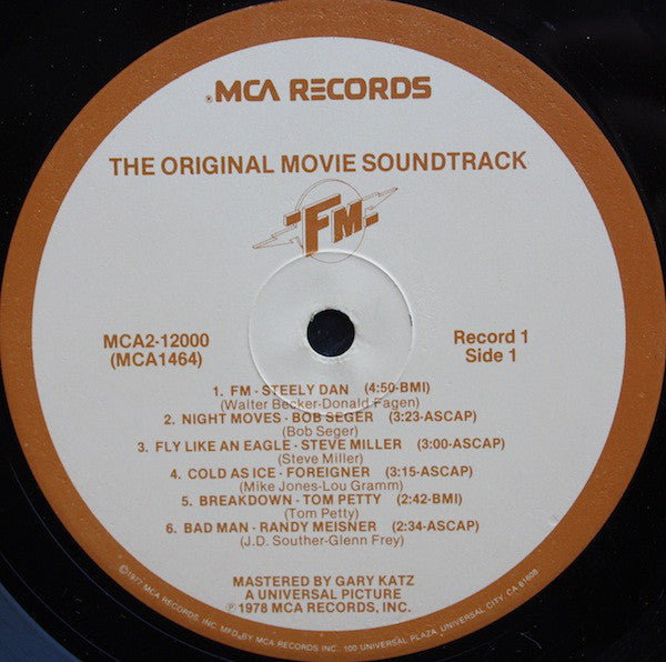 Various : FM (The Original Movie Soundtrack) (2xLP, Comp, Gat)