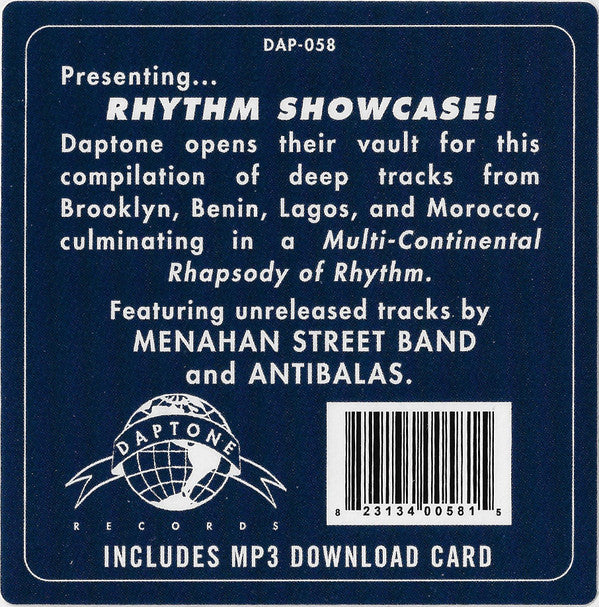Various : Rhythm Showcase, Vol. 1 (LP, Album, Comp)