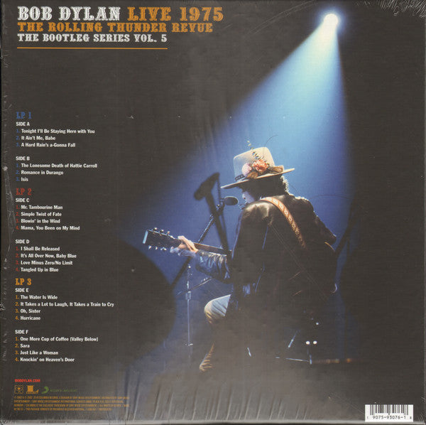 Bob Dylan : Live 1975 (The Rolling Thunder Revue) (3xLP + Box, Album, RE)