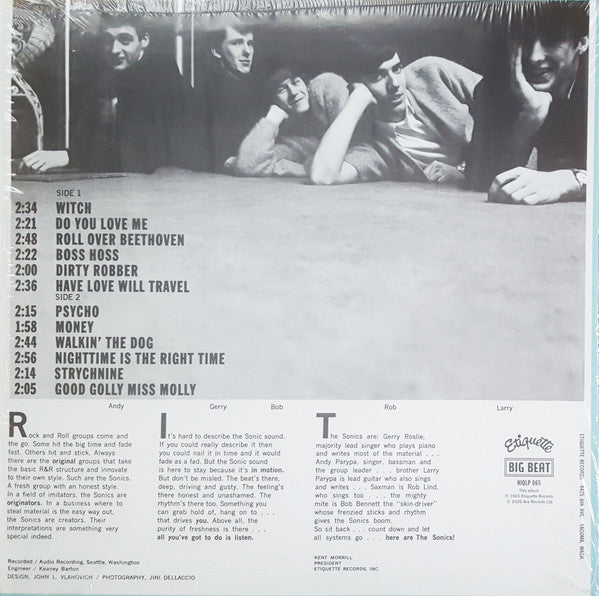 The Sonics Here Are The Sonics LP Discords nl The sonics here are the sonics lp discords nl