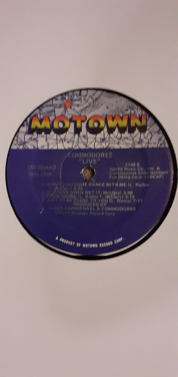 Commodores : Live! (2xLP, Album)