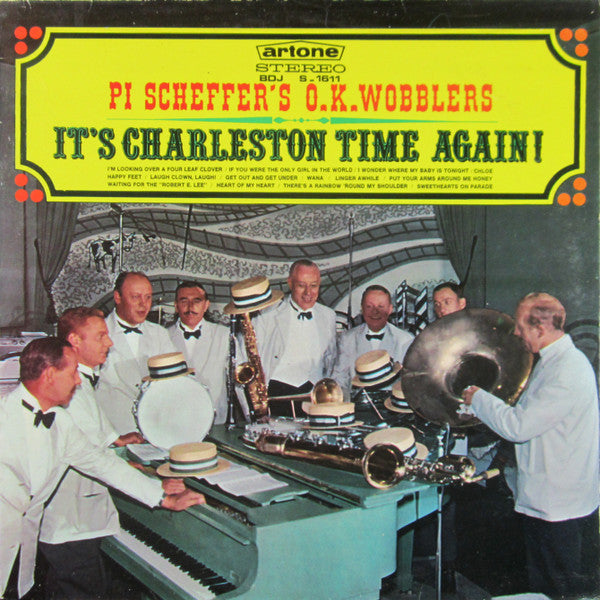 Pi Scheffer 's The Okay Wobblers : It's Charleston Time Again! (LP, Album, RE)