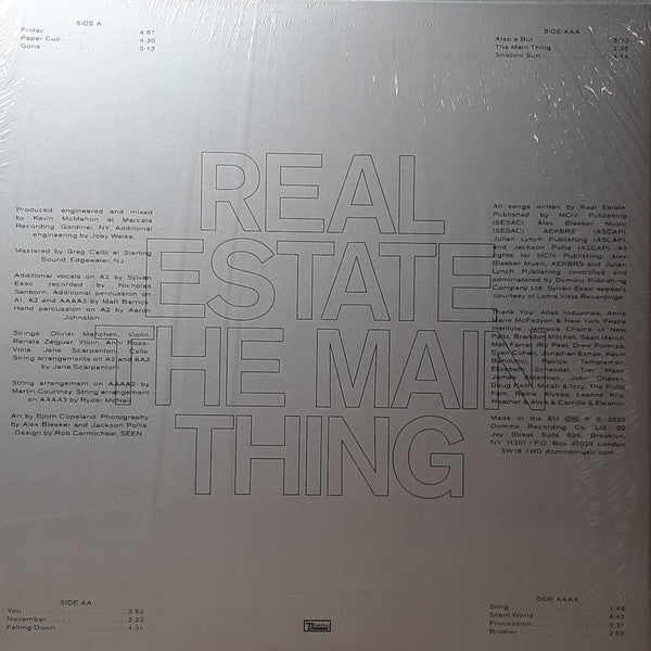 Real Estate (2) : The Main Thing (2xLP, Album, Ltd)