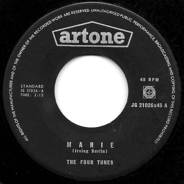 The Four Tunes, The Royaltones : Mary / Poor Boy (7", Single)