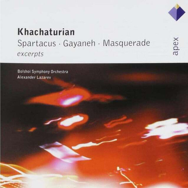 Aram Khatchaturian, Большой Симфонический Оркестр Всесоюзного Радио, Alexander Lazarev : Spartacus • Gayaneh • Masquerade (Excerpts) (CD, Album, RE)