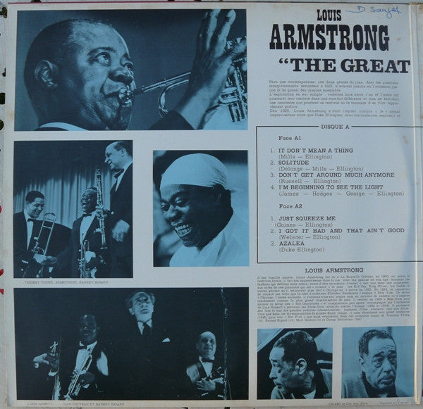 Armstrong*, Ellington* : The Great Reunion (2xLP, Comp, Gat)