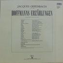 Jacques Offenbach - Nicolai Gedda • Gianna D'Angelo • Elisabeth Schwarzkopf • Victoria De Los Angeles • George London (2) • Ernest Blanc • Jean-Christophe Benoit • Les Chœurs René Duclos • Orchestre De La Société Des Concerts Du Conservatoire, André Cluyt : Hoffmanns Erzählungen (Gesamtaufnahme In Französischer Sprache) (3xLP + Box)