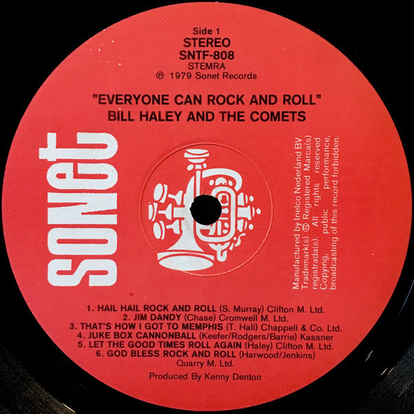 Bill Haley And His Comets : Everyone Can Rock And Roll (LP, Album)