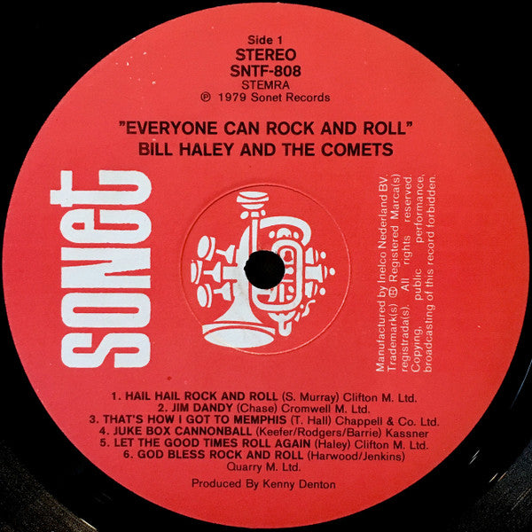 Bill Haley & The Comets* : Everyone Can Rock And Roll (LP, Album)