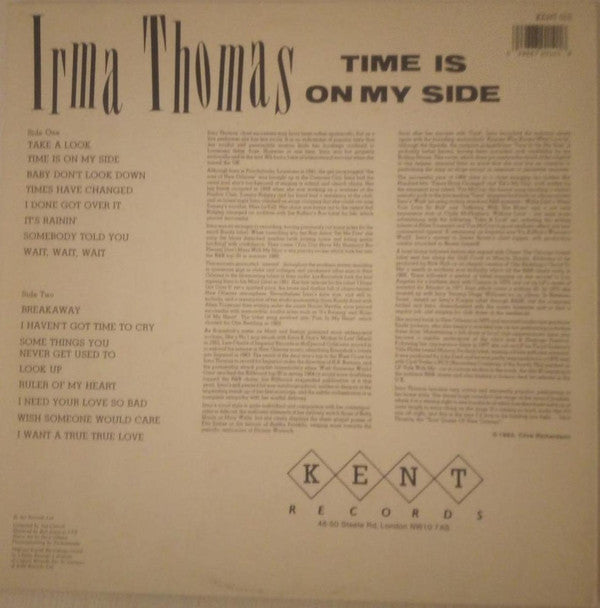 Irma Thomas : Time Is On My Side (LP, Comp, Mono)