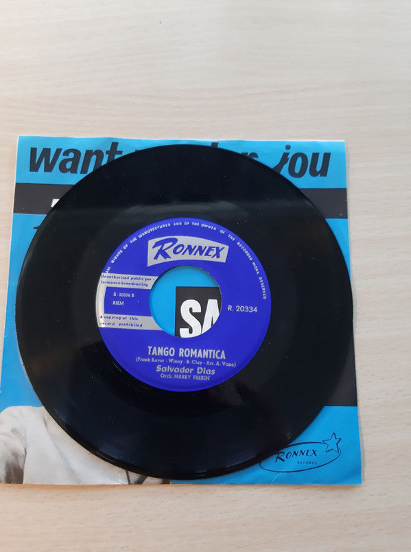 Salvador Dias : Want Zonder Jou (7", Single)