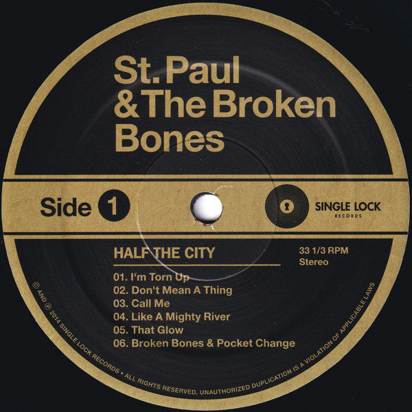 St. Paul & The Broken Bones : Half The City (LP, Album)