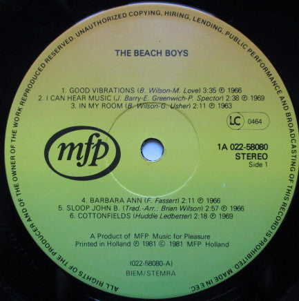The Beach Boys : The Beach Boys (LP, Comp)
