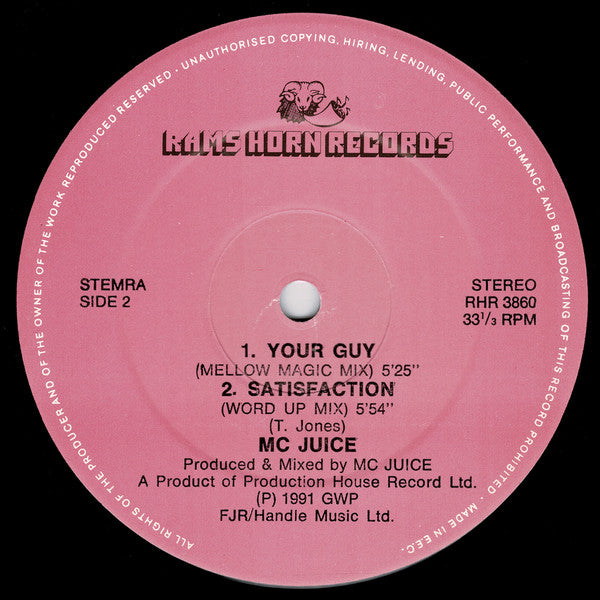 MC Juice : Satisfaction (12")