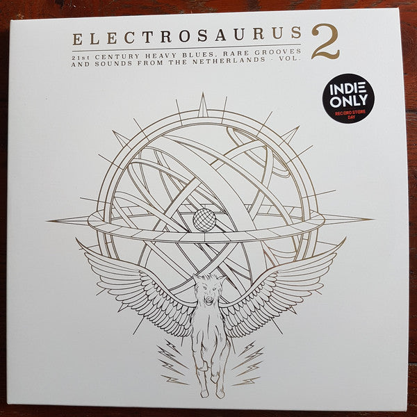 Various : Electrosaurus - 21st Century Heavy Blues, Rare Grooves & Sounds From The Netherlands - Vol.2 (2xLP, Comp, Ltd, Gol)