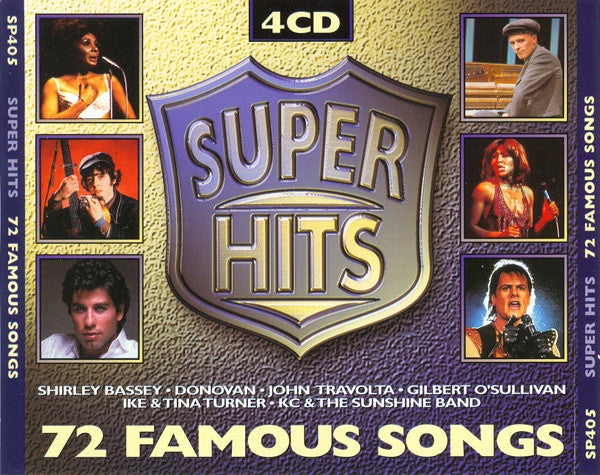 Various : Super Hits - 72 Famous Songs (4xCD, Comp)