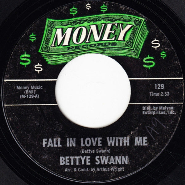 Bettye Swann : Fall In Love With Me / Lonely Love (7", Single)