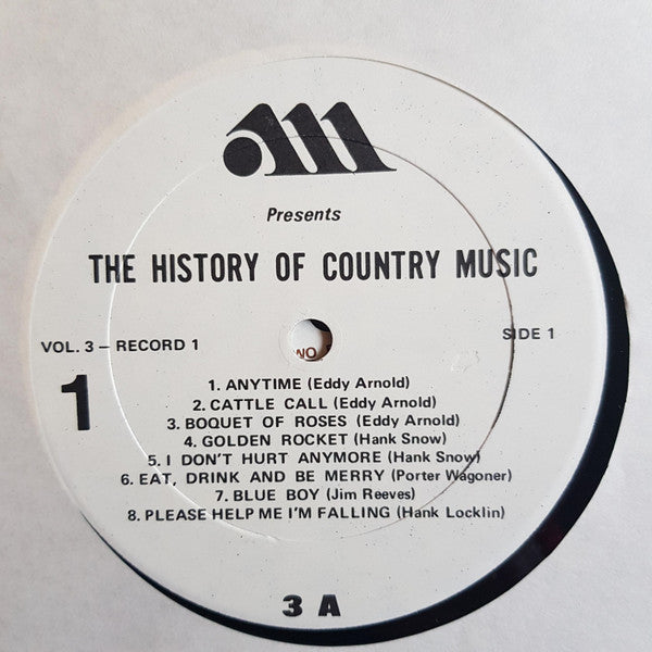Various : The History of Country Music: 90 Original Hits By the Original Artists (6xLP, Comp)