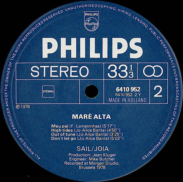 Sail-Joia : Maré Alta (LP, Album)