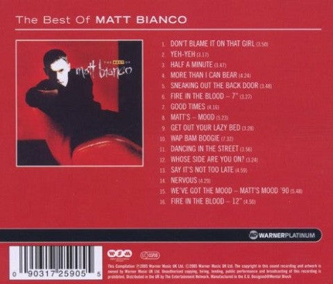 Matt Bianco : The Best Of Matt Bianco (CD, Comp)