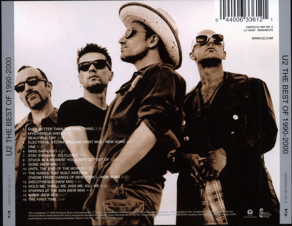 U2 : The Best Of 1990-2000 (CD, Comp)