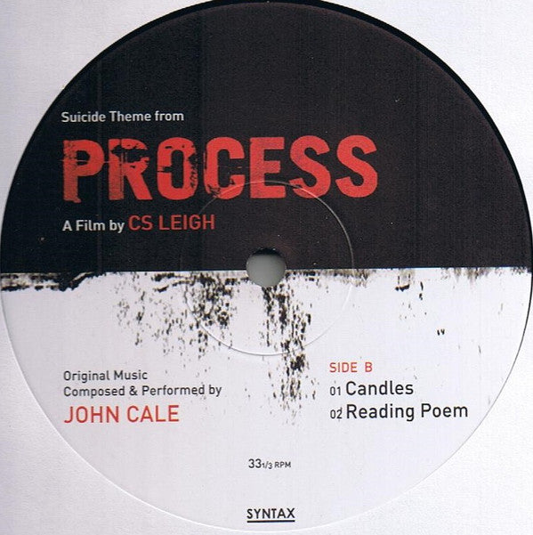 John Cale : Suicide Theme From Process (10")