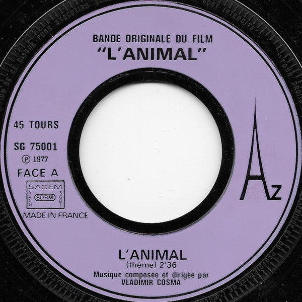 Vladimir Cosma : L'Animal (7", Single)