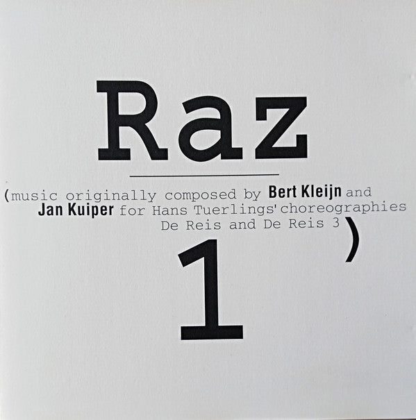Bert Kleijn, Jan Kuiper : Raz 1 (CD, Album)