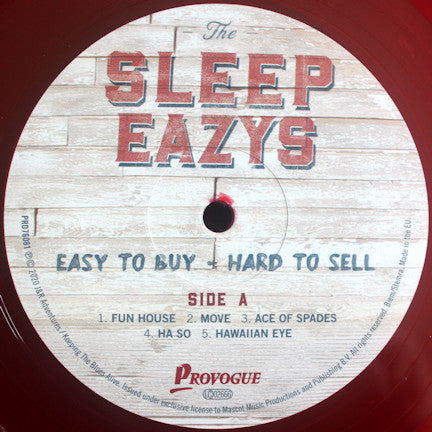 The Sleep Eazys : Easy To Buy - Hard To Sell (LP, Album, Red)
