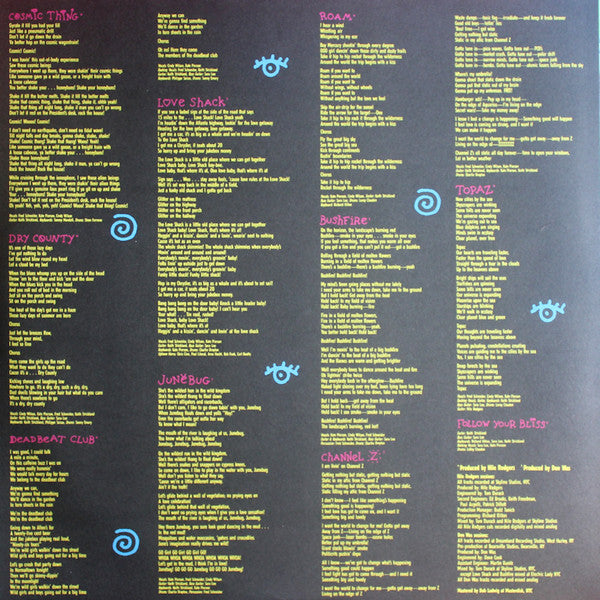 The B-52's : Cosmic Thing (LP, Album, RE)