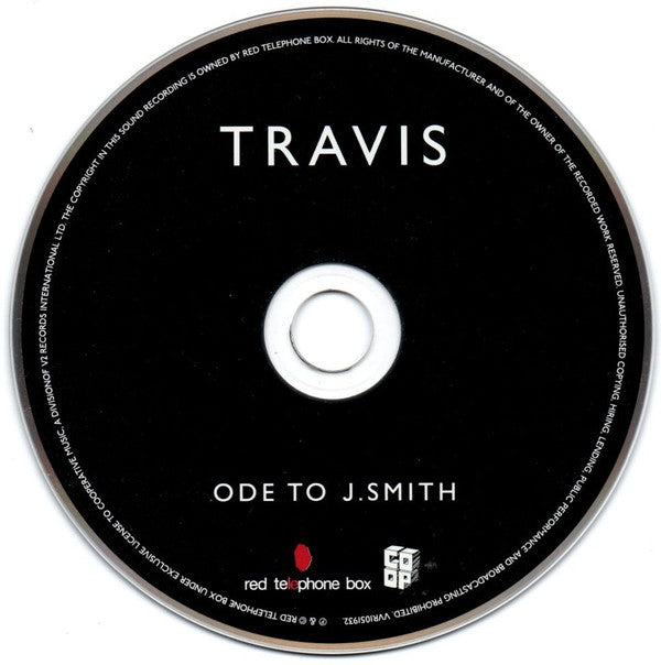 Travis : Ode To J.Smith (CD, Album)