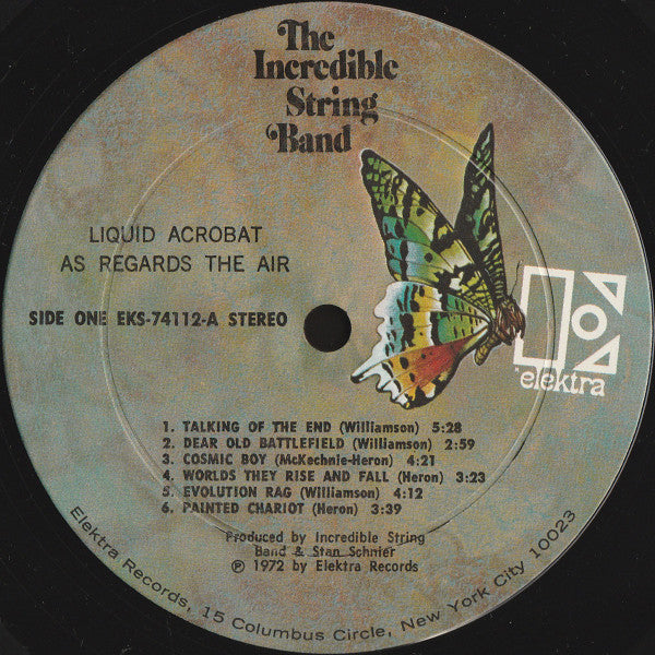 The Incredible String Band : Liquid Acrobat As Regards The Air (LP, Album, Gat)