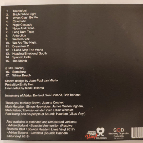 Adrian Borland : Cinematic (CD, RE, RM)