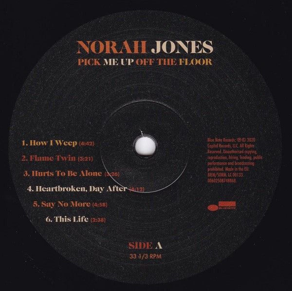 Norah Jones : Pick Me Up Off The Floor (LP, Album)