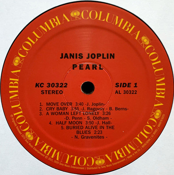 Janis Joplin : Pearl (LP, Album, RE)