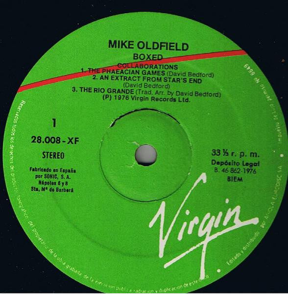 Mike Oldfield : Boxed (Box, Comp + LP, Album, RE + LP, Album, RE + LP, Al)