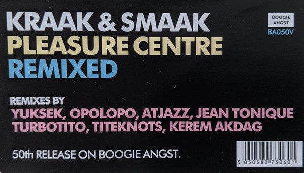Kraak & Smaak : Pleasure Centre ‎Remixed (LP, Album, Pic)
