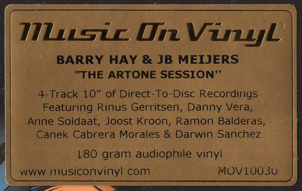 Barry Hay & JB Meijers : The Artone Session (10", EP)