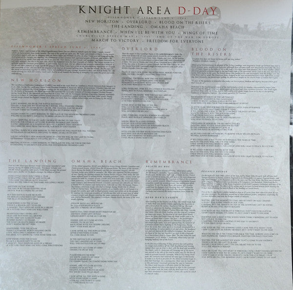 Knight Area : D-Day (2xLP, Album, Ltd, S/Edition)