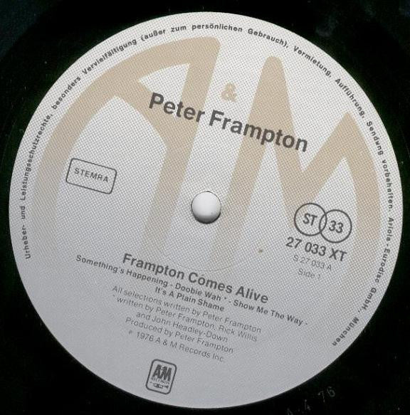 Peter Frampton : Frampton Comes Alive! (2xLP, Album, Gat)