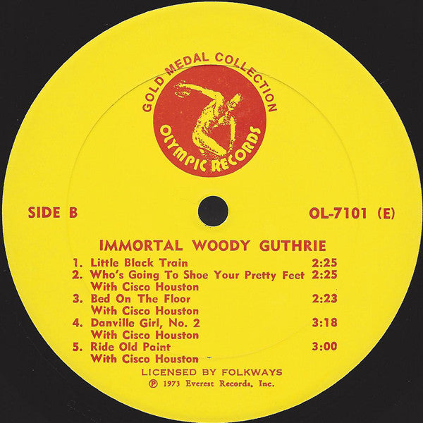 Woody Guthrie : Immortal Woody Guthrie (LP, Comp)