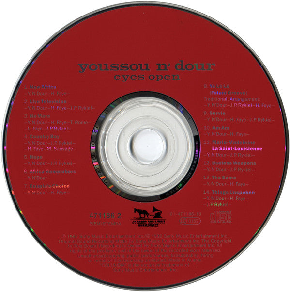 Youssou N'Dour : Eyes Open (CD, Album, RE)