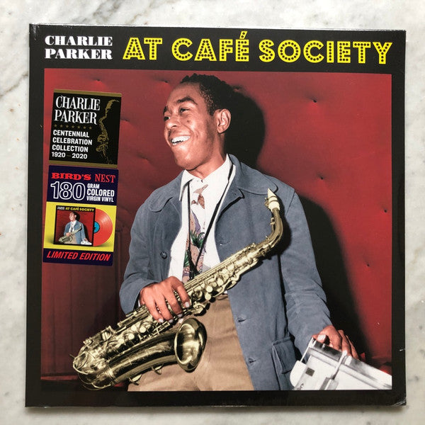Charlie Parker : At Café Society (LP, Comp, Ltd, Red)