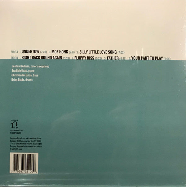 Joshua Redman, Brad Mehldau, Christian McBride, Brian Blade : RoundAgain (LP, Album)