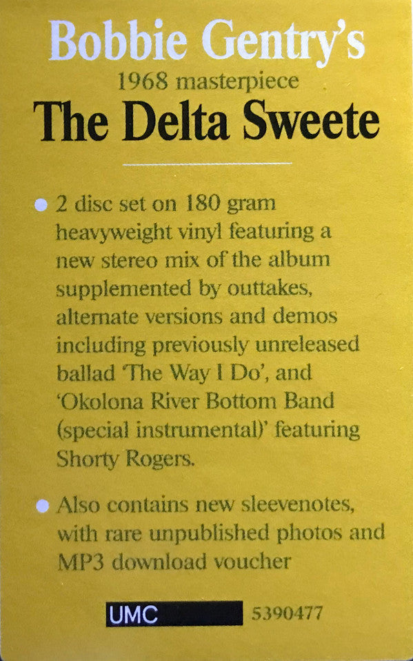 Bobbie Gentry : The Delta Sweete (LP, Album, RE + LP + 180)