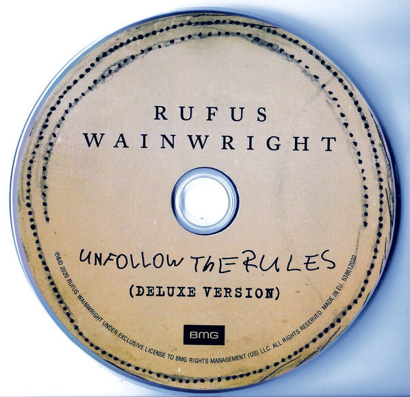 Rufus Wainwright : Unfollow The Rules (CD, Album, Dlx, Dou)