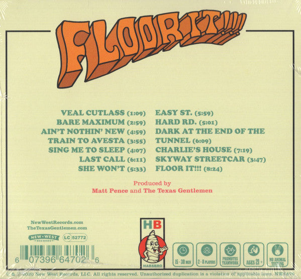 The Texas Gentlemen : Floor It!!! (CD)