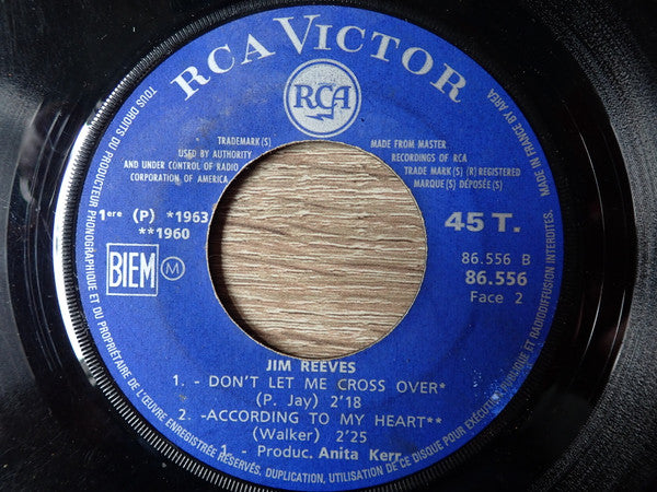 Jim Reeves : I Won't Come In While He's There (7", EP, Mono)