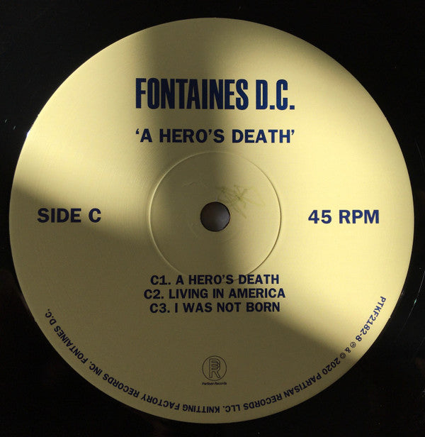 Fontaines D.C. : A Hero's Death (2x12", Album, Dlx, Gat)